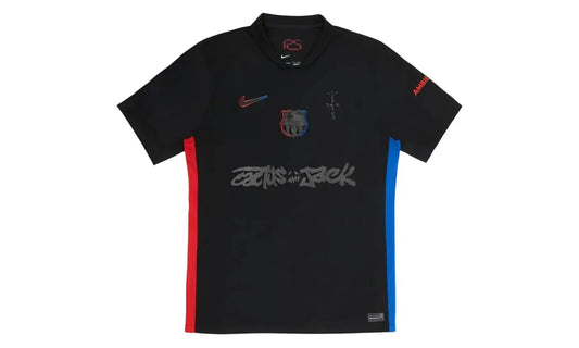 Nike Travis Scott x FC Barcelona 2024/25 Match Away Cactus Jack Jersey Black
