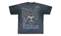 Travis Scott x FC Barcelona Washed Spray Logo Tee Black