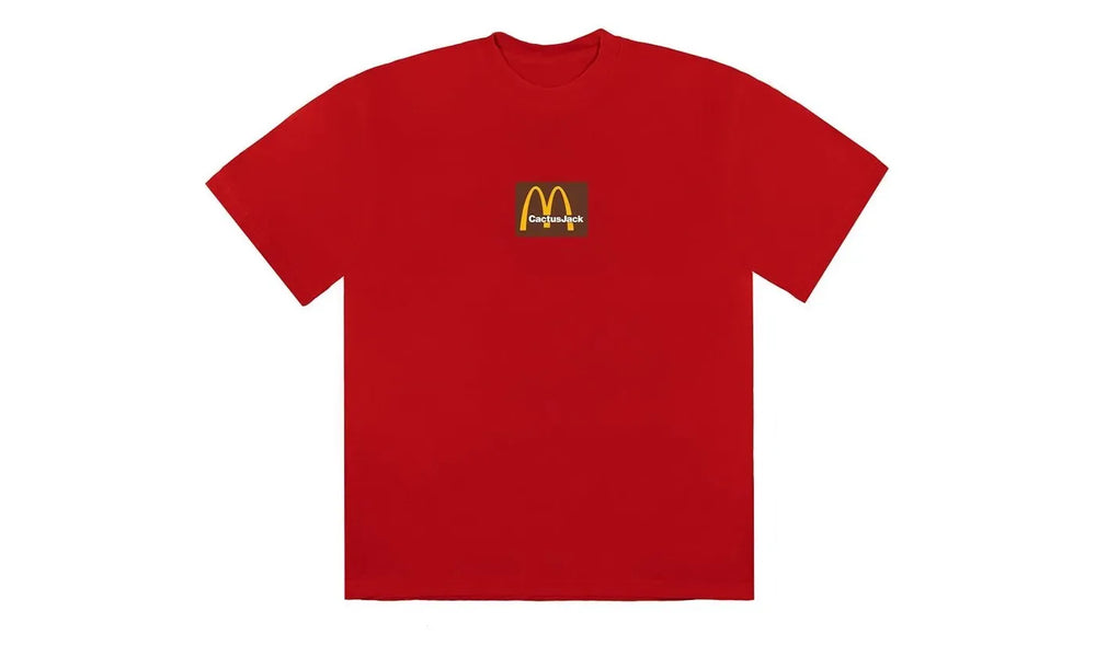 Travis Scott x McDonald's Sesame Inv III T-Shirt Red