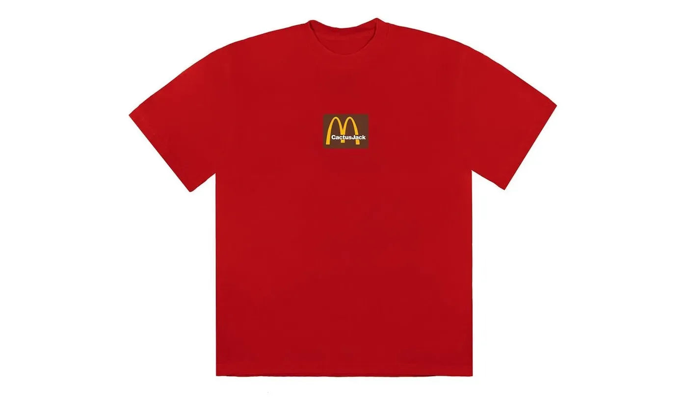 Travis Scott x McDonald's Sesame Inv III T-Shirt Red