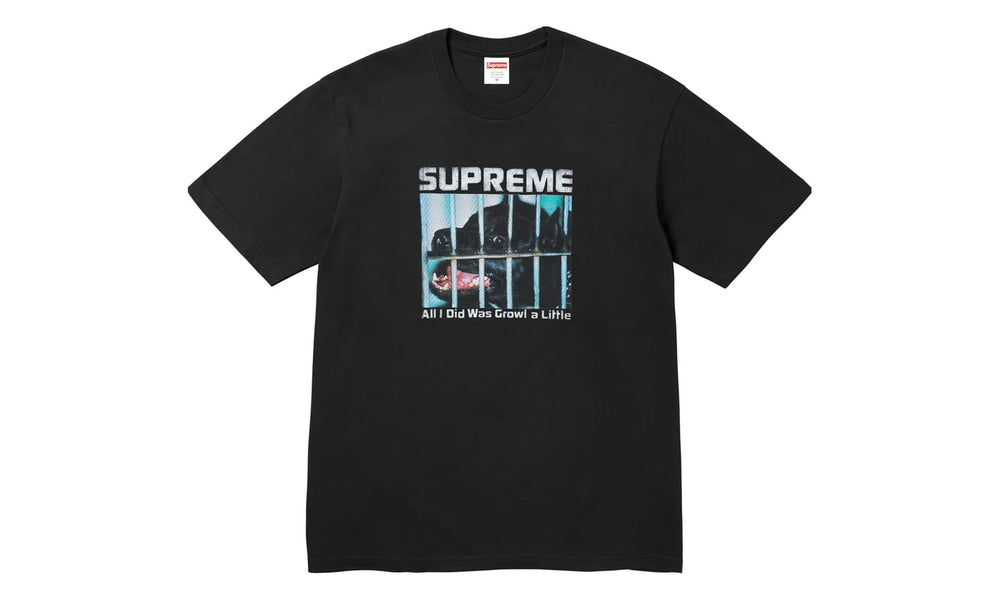 Supreme Supreme Growl Tee Black