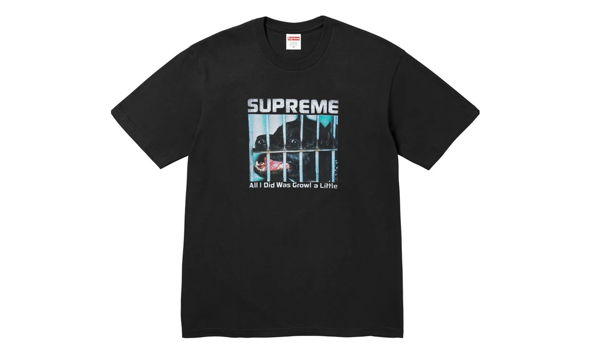 Supreme Supreme Growl Tee Black