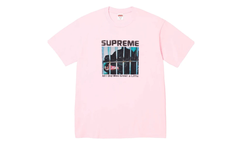 Supreme Supreme Growl Tee Light Pink