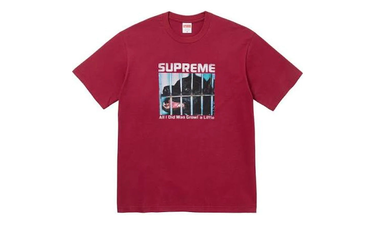 Supreme Supreme Growl Tee Cardinal