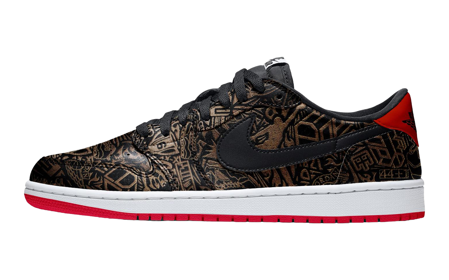 Air Jordan 1 Retro Low OG Laser Black University Red