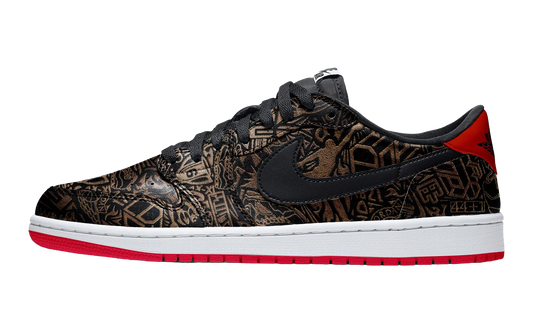 Air Jordan 1 Retro Low OG Laser Black University Red