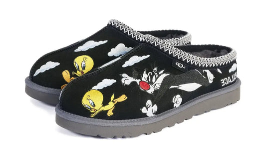 Ugg Tasman Slipper Palace x Looney Tunes Black