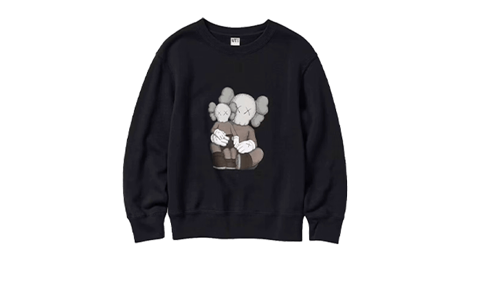 Uniqlo Uniqlo Longsleeve Sweatshirt KAWS Black - 467773