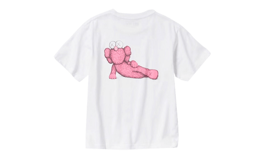 Uniqlo Uniqlo T-Shirt KAWS Pink Graphic - 467774