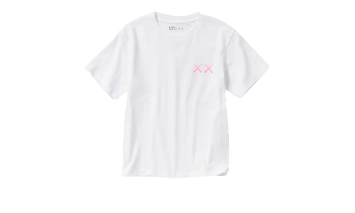 Uniqlo Uniqlo T-Shirt KAWS Pink Graphic - 467774