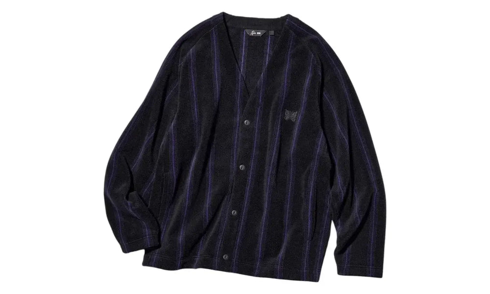 Uniqlo x Needles Fleece Oversized Cardigan Printed Multicolor