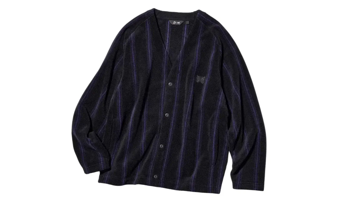 【完売】　needles Cardigan Flocky Printed Needles x Uniqlo Fleece Oversized Cardigan Printed Multicolor