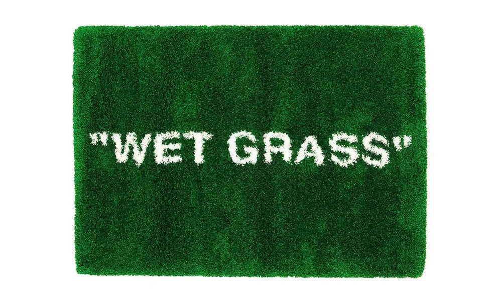 Virgil Abloh x IKEA MARKERAD WET GRASS Rug Green