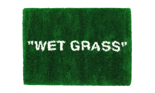 Virgil Abloh x IKEA MARKERAD WET GRASS Rug Green