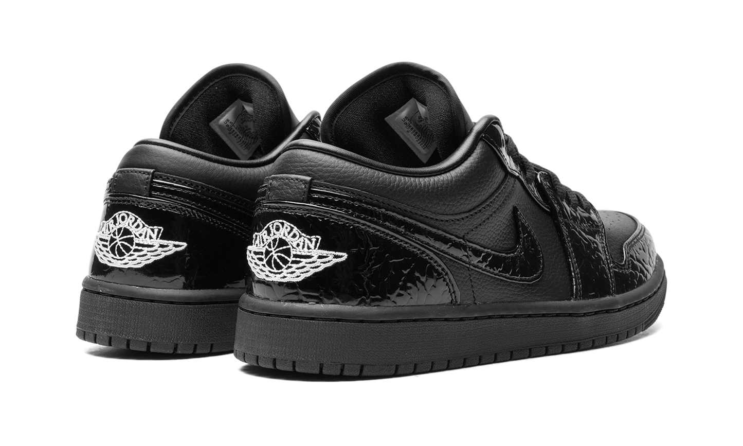 Air Jordan 1 Low SE Patent Elephant Black (Women's)