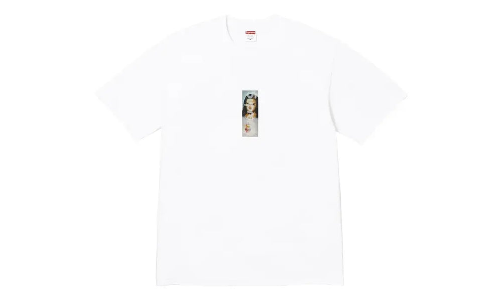 Supreme Supreme Prayer Card Box Logo Tee White