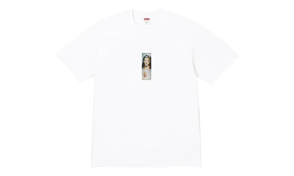 Supreme Supreme Prayer Card Box Logo Tee White