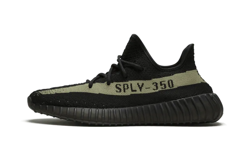 Yeezy Boost 350 V2 Black Green - BY9611