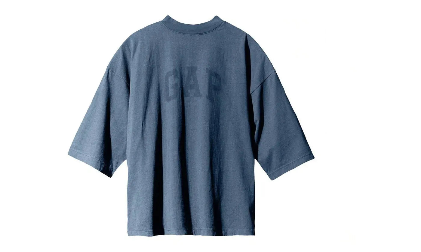 Yeezy Gap Engineered by Balenciaga Dove 3/4 Sleeve Tee Dark Blue
