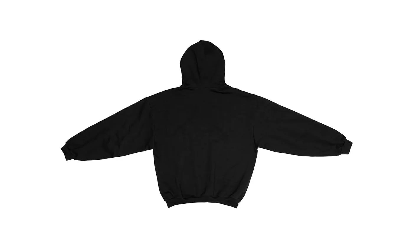 Yeezy Gosha Black Dogs Hoodie Black - YEEZ-YGBDHB-BLACK