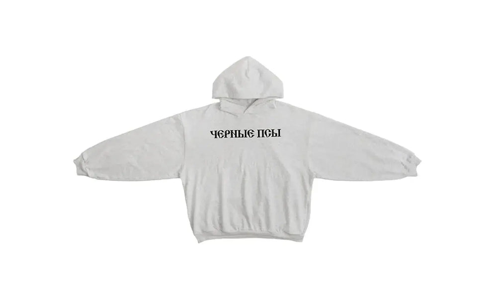Yeezy x Gosha Rubchinskiy Black Dogs Hoodie Heather Gray