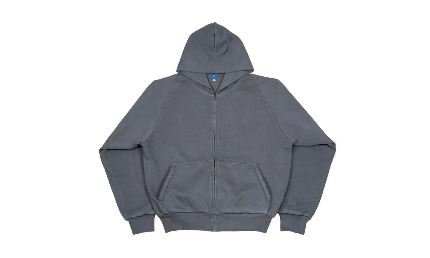 Yeezy x Gap Zip Up Exclusive Hoodie Dark Grey - YEEZ-YXGZUE-DARKGREY