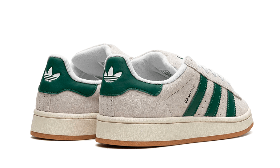 Adidas Campus 00s Crystal White Dark Green - GY0038