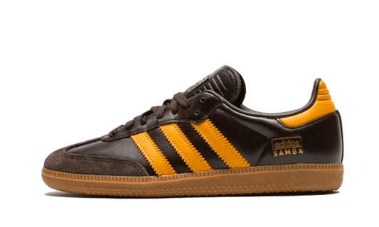 Adidas Samba OG Dark Brown Yellow - IG6174