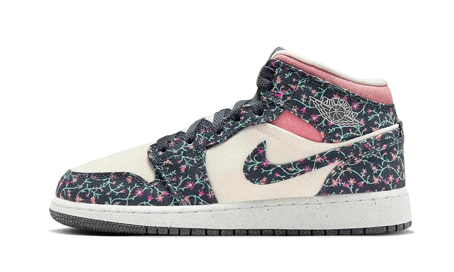 Air Jordan Air Jordan 1 Mid Floral Canvas - FJ3451-001