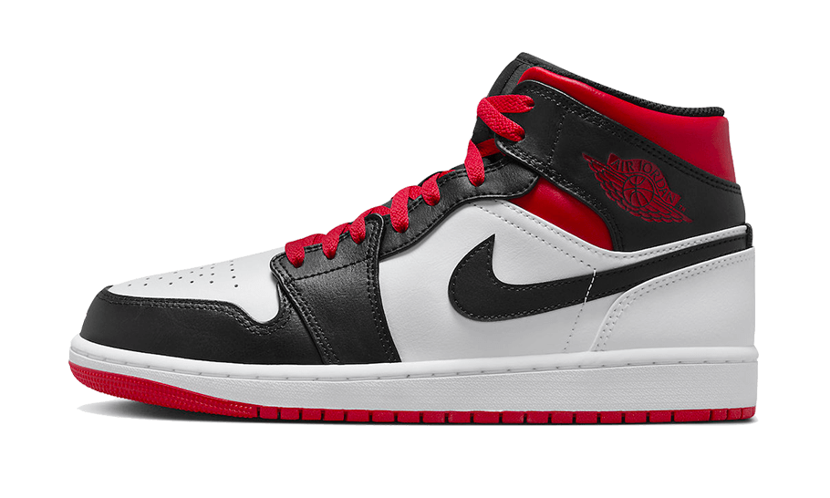 Air Jordan Air Jordan 1 Mid Gym Red Black Toe - DQ8426-106 / DQ8423-106