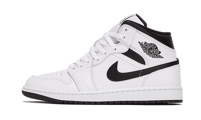 Air Jordan 1 Mid White Black - Aplug