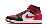 Air Jordan 1 Mid White Bred Toe - Aplug
