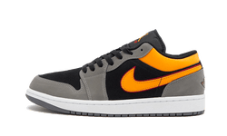 Air Jordan Air Jordan 1 Low Black Vivid Orange - FN7308-008