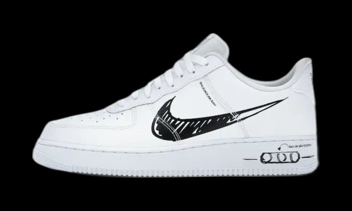 Air Force 1 Low Sketch White Black APLUG APLUG PL