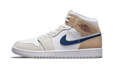 Air Jordan 1 Mid Tan Suede Navy - Aplug