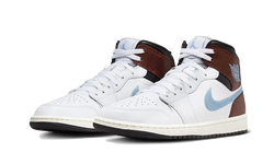 Air Jordan Air Jordan 1 Retro Mid SE Brown Blue Grey - FQ8162-142 / FQ7831-142