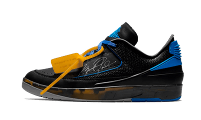 Off-White x Air Jordan 2 Retro Low SP Black Blue - Aplug