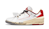 Off-White x Air Jordan 2 Retro Low SP White Red - Aplug