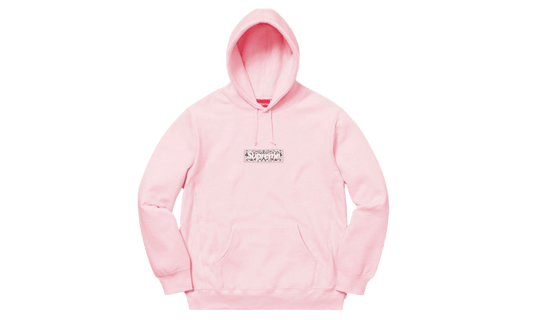 Supreme Supreme Bandana Box Logo Hooded Sweatshirt Pink - FW19SW23-PINK
