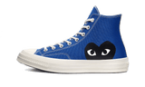 Comme des Garçons x Converse Chuck Taylor All-Star 70s Hi CDG PLAY Blue Quartz - Aplug