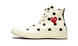 Comme des Garçons x Converse Chuck Taylor All-Star 70s Hi CDG PLAY Polka Dot White - Aplug