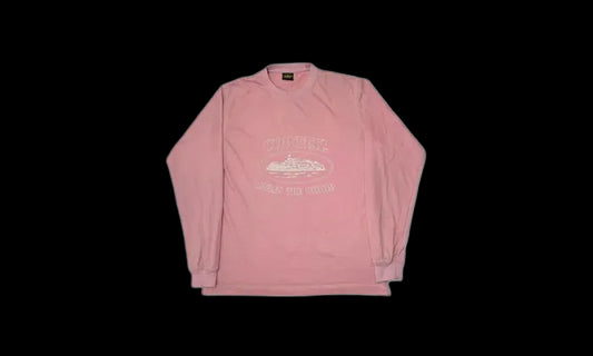 Corteiz Corteiz Alcatraz Pullover Longsleeve Pink - CRTZ-ALPULLS-PINK