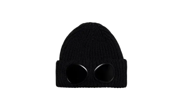 C.P. Company C.P. Company Goggle Beanie Black - CPC-GOBE-BLACK
