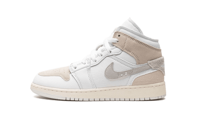 Air Jordan 1 Mid SE Craft Inside Out White Grey - Aplug