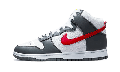 Nike Dunk High Embossed Basketball Grey Red - Aplug