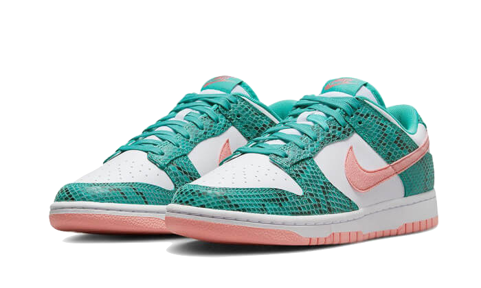 dunk-low-snakeskin-washed-teal-bleached-coral-runstock