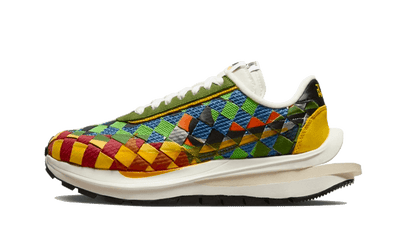 Sacai x Jean Paul Gaultier x Nike Vaporwaffle Woven Green Gusto - Aplug