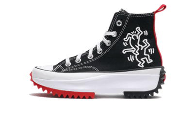 Keith Haring x Converse Run Star Hike Hi Black - Aplug
