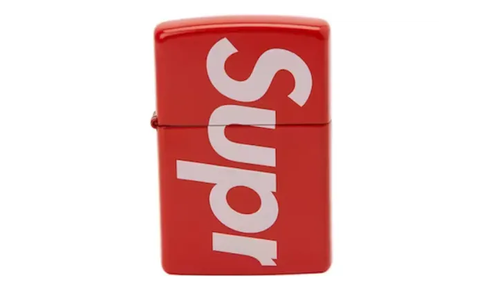 Supreme Supreme Logo Zippo Red - SUP-ZIPPO-SS18