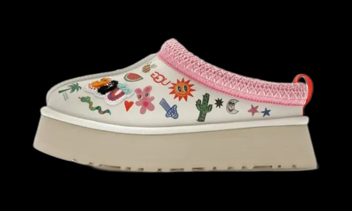 UGG Tazz Slipper Humberto Cruz Pop Sketch  - 1155751-WHT